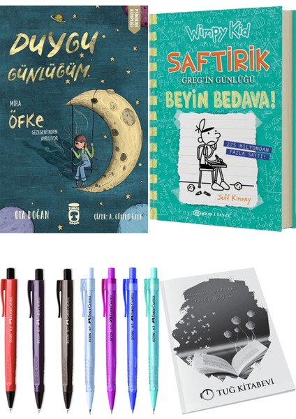 Saftirik 18 Beyin Bedava! ve Duygu Günlüğüm Mira Öfke Gezegeni'nden Ayrılıyor 2li Set