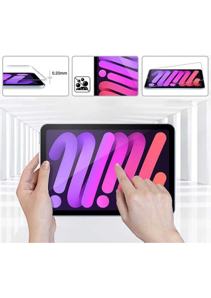 Apple iPad Air 10.9 2020 (4.nesil) - Ekran Koruyucu 5in1 Tablet Temperli Cam Ekran Koruma 5 Adet - Şeffaf
