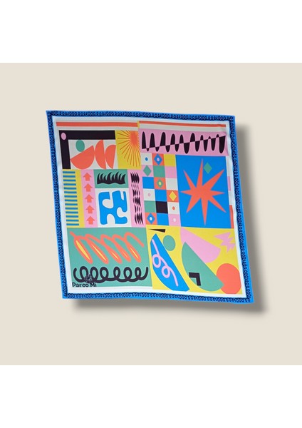 Fular Şal Pop Art 70*70CM