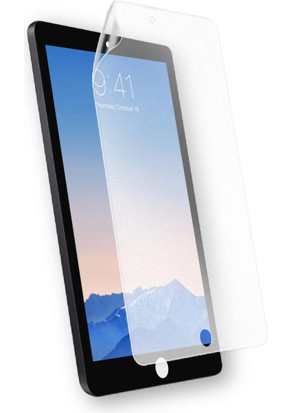 Apple iPad 9.7 2017 (5.nesil) - Ekran Koruyucu Kağıt Hisli Mat Davin Paper Like Tablet Ekran Koruma - Şeffaf