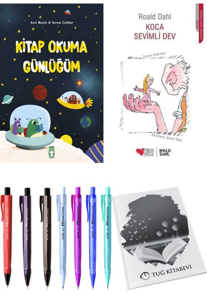 Koca Sevimli Dev ve Kitap Okuma Günlüğüm 2li Set