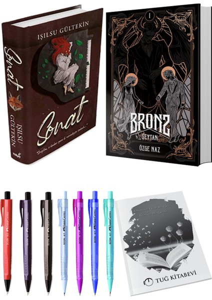 Bronz 1 Şeytan Ciltli ve Sonat Ciltli Işılsu Gültekin 2li Set