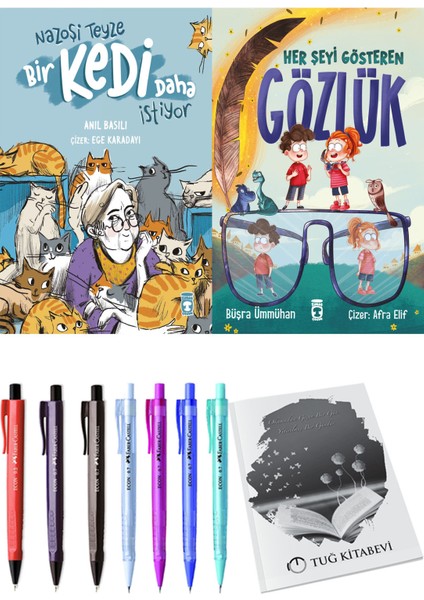 Her Şeyi Gösteren Gözlük ve Nazoşi Teyze Bir Kedi Daha Istiyor 2li Set