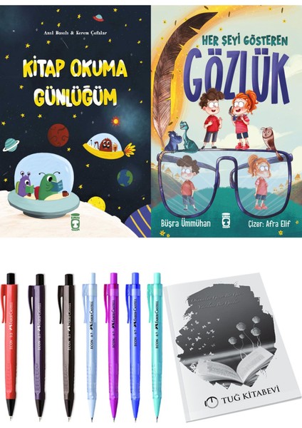 Her Şeyi Gösteren Gözlük ve Kitap Okuma Günlüğüm 2li Set