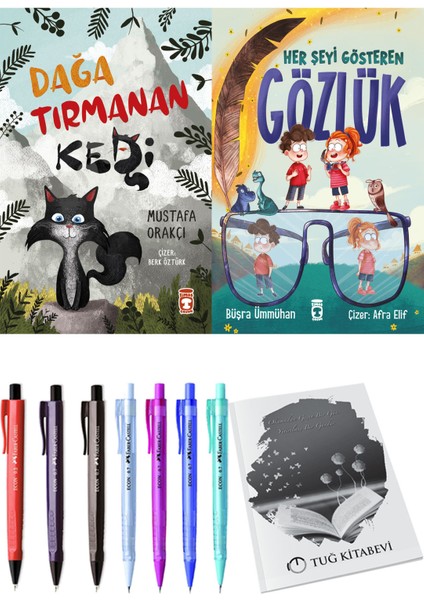 Her Şeyi Gösteren Gözlük ve Dağa Tırmanan Kedi 2li Set