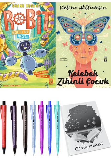 Kelebek Zihinli Çocuk ve Robit 3 Gıcırtılı Bir Macera 2li Set