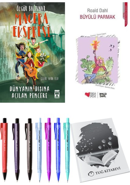 Büyülü Parmak ve Gelecek Ekspresi Dünyanın Dışına Açılan Pencere 2li Set