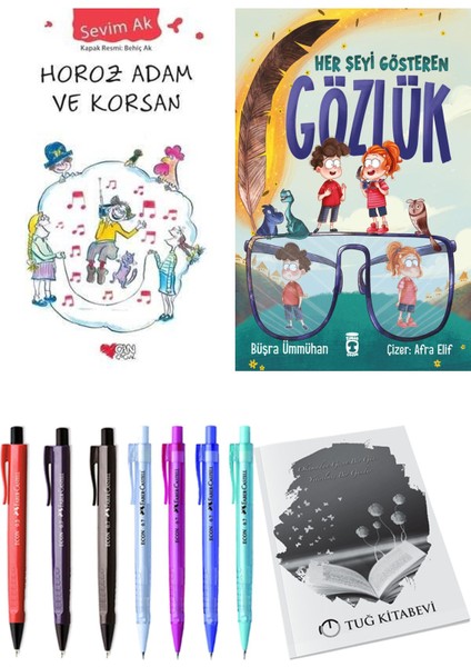 Her Şeyi Gösteren Gözlük ve Horoz Adam ve Korsan 2li Set