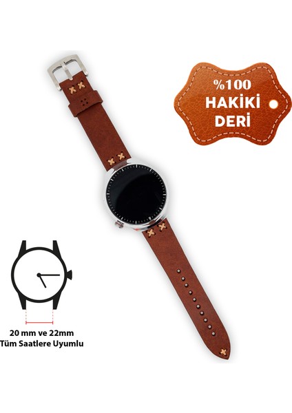 Honor Magic Watch 2 42MM Hakiki Deri 20MM Deri Kayış