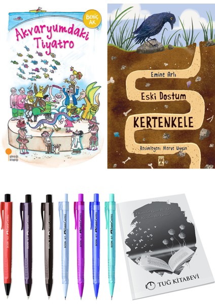 Eski Dostum Kertenkele ve Akvaryumdaki Tiyatro 2li Set