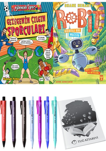 Robit 3 Gıcırtılı Bir Macera ve Gezegenin Çılgın Sporcuları 2li Set