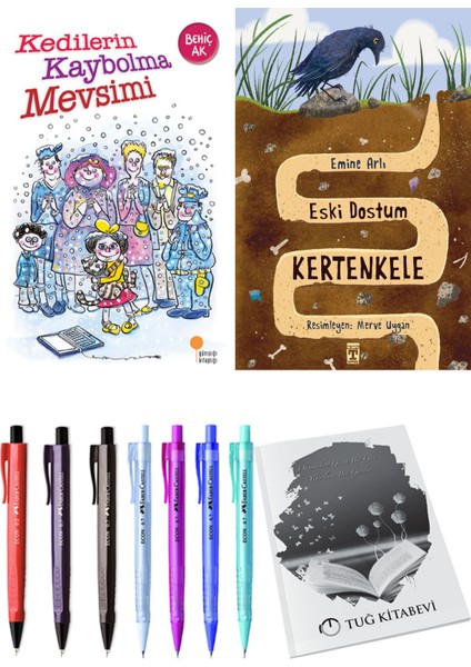 Eski Dostum Kertenkele ve Kedilerin Kaybolma Mevsimi 2li Set