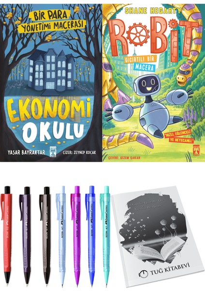 Robit 3 Gıcırtılı Bir Macera ve Ekonomi Okulu Bir Para Yönetimi Macerası 2li Set