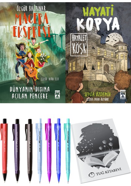 Hayati Kopya Hayalet Köşk ve Gelecek Ekspresi Dünyanın Dışına Açılan Pencere 2li Set
