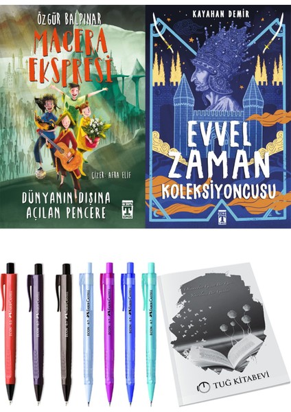 Evvel Zaman Koleksiyoncusu ve Gelecek Ekspresi Dünyanın Dışına Açılan Pencere 2li Set