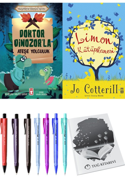 Limon Kütüphanesi ve Doktor Dinozor'la Ateşe Yolculuk 2li Set