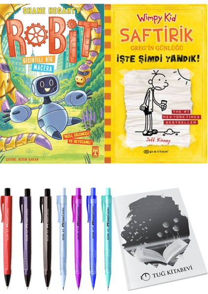 Saftirik 4 Işte Şimdi Yandık! ve Robit 3 Gıcırtılı Bir Macera 2li Set