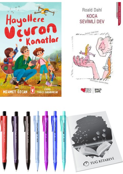 Koca Sevimli Dev ve Hayallere Uçuran Kanatlar 2li Set