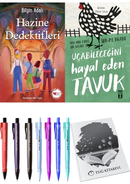 Uçabileceğini Hayal Eden Tavuk ve Hazine Dedektifleri 2li Set