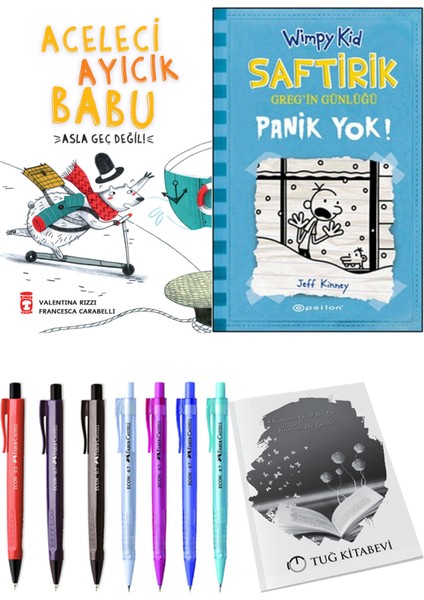 Saftirik 6 Panik Yok! ve Aceleci Ayıcık Babu Asla Geç Değil 2li Set