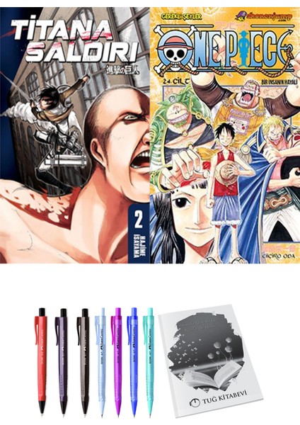 Titana Saldırı 2 ve One Piece 24 2li Set