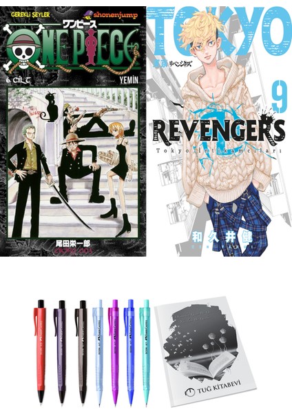 One Piece 6 ve Tokyo Revengers 9 2li Set