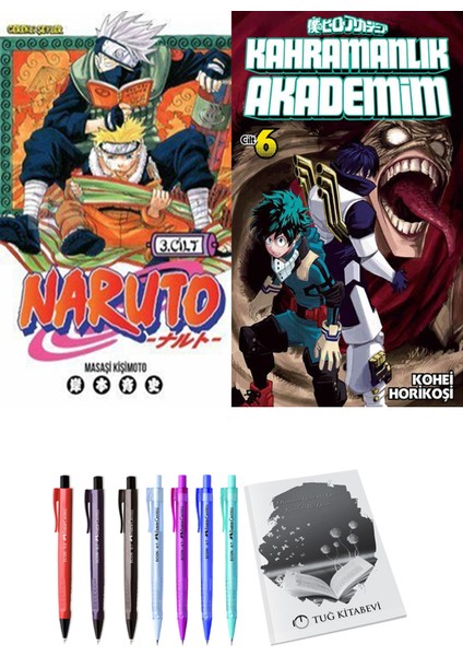 Naruto 3 ve Kahramanlık Akademim 6 2li Set