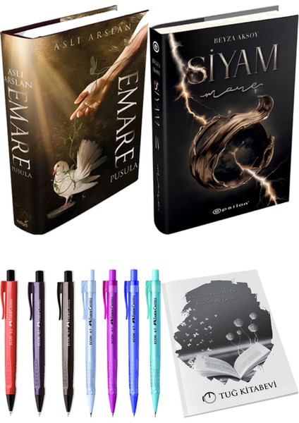 Siyam 4 Mare Ciltli ve Emare Pusula Ciltli Aslı Arslan 2li Set
