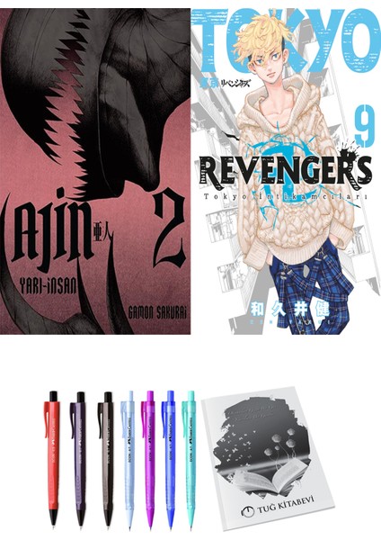 Ajin 2 ve Tokyo Revengers 9 2li Set