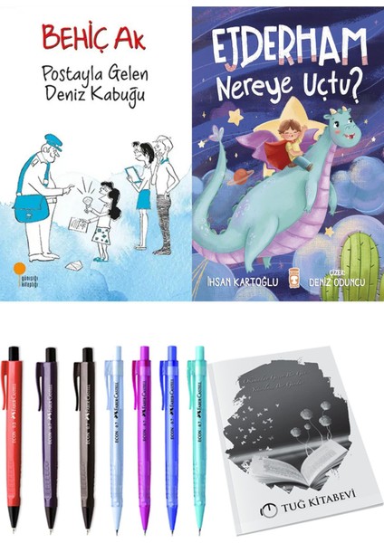 Ejderham Nereye Uçtu? ve Postayla Gelen Deniz Kabuğu 2li Set