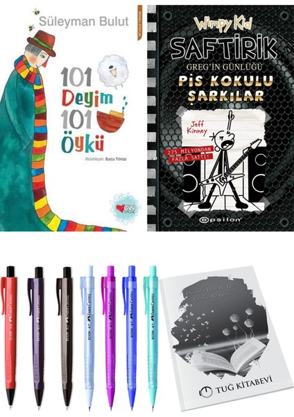 Saftirik 17 Pis Kokulu Şarkılar ve 101 Deyim 101 Öykü Süleyman Bulut 2li Set