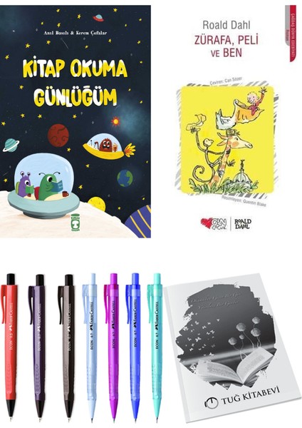 Zürafa, Peli ve Ben ve Kitap Okuma Günlüğüm 2li Set