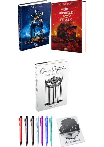 Bir Kibritle Yok Olmak 2li Set Ciltli ve Onun Şeytanları Ciltli Beyza Aksoy