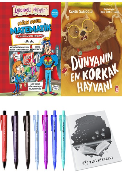 Dünyanın En Korkak Hayvanı ve Sağım Solum Matematik 2li Set