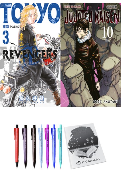 Tokyo Revengers 3 ve Jujutsu Kaisen 10 2li Set