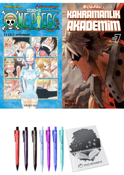 One Piece 23 ve Kahramanlık Akademim 7 2li Set