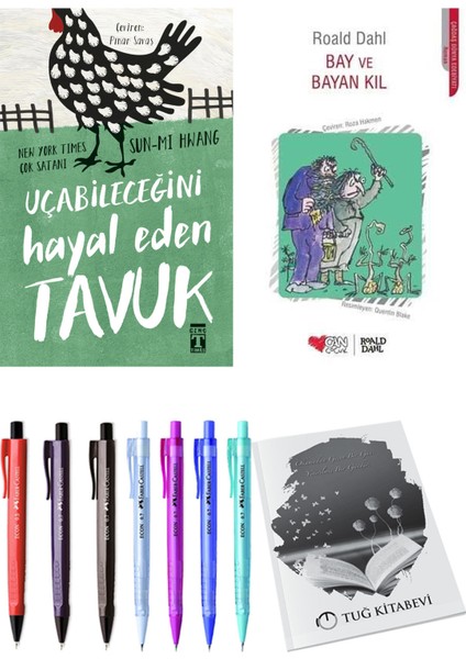 Bay ve Bayan Kıl ve Uçabileceğini Hayal Eden Tavuk 2li Set