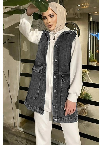 Farah Kot Yelek 1302 - Antrasit