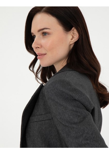 Kadın Antrasit Slim Fit Ceket 50294093-VR006 fiyatları