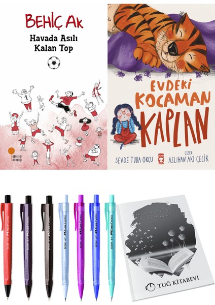 Evdeki Kocaman Kaplan ve Havada Asılı Kalan Top 2li Set