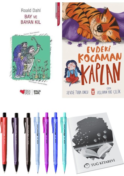 Evdeki Kocaman Kaplan ve Bay ve Bayan Kıl 2li Set