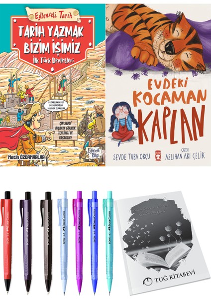 Evdeki Kocaman Kaplan ve Tarih Yazmak Bizim Işimiz 2li Set
