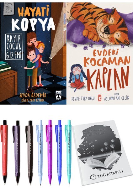 Evdeki Kocaman Kaplan ve Hayati Kopya Kayıp Çocuk Gizemi 2li Set