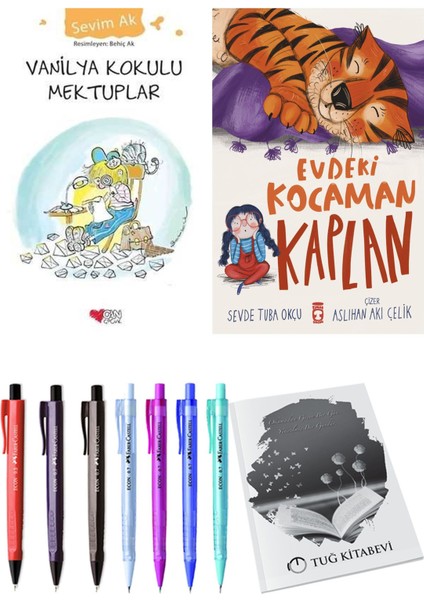 Evdeki Kocaman Kaplan ve Vanilya Kokulu Mektuplar 2li Set