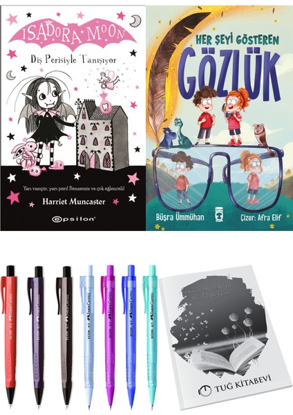 Her Şeyi Gösteren Gözlük ve Isadora Moon 13 Diş Perisiyle Tanışıyor 2li Set