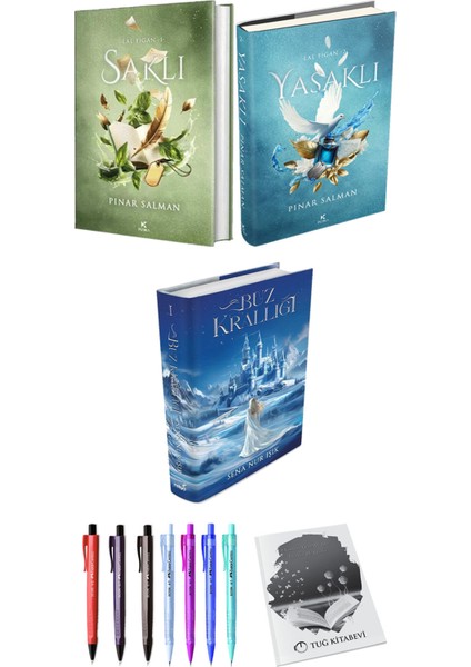 Lal Figan Saklı Yasaklı 2li Set Ciltli ve Buz Krallığı Ciltli Sena Nur Işık