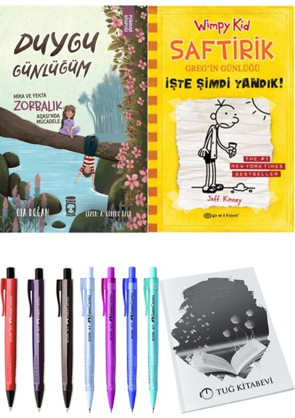 Saftirik 4 Işte Şimdi Yandık! ve Duygu Günlüğüm Mira ve Yekta Zorbalık Adası'nda Mücadele 2li Set