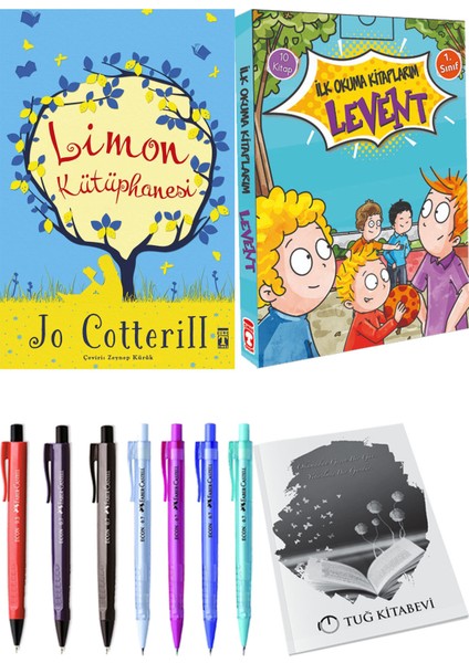 İlk Okuma Kitaplarım Levent 1 10 Kitap ve Limon Kütüphanesi 2li Set