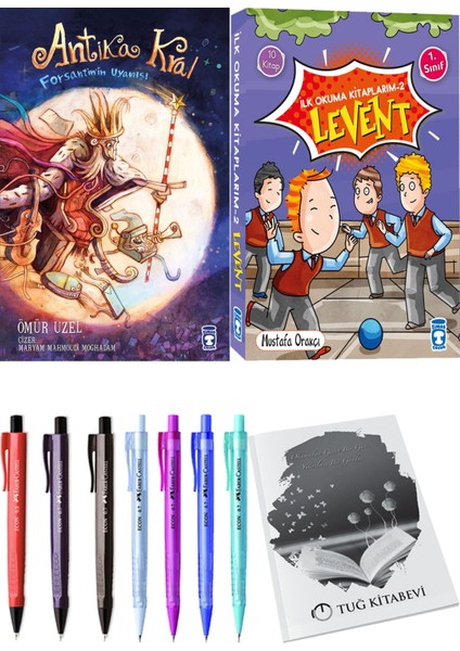 İlk Okuma Kitaplarım 2 Levent 10 Kitap ve Antika Kral Forsantin'in Uyanışı 2li Set