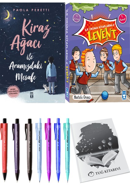 İlk Okuma Kitaplarım 2 Levent 10 Kitap ve Kiraz Ağacı Ile Aramızdaki Mesafe 2li Set